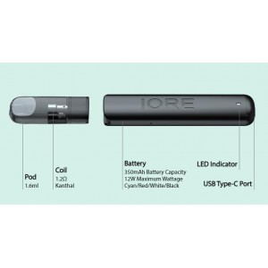Eleaf IORE LITE Pod System Kit 350mAh (Rubberized)