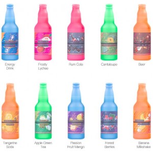 Beer Bottle-shaped Glow Disposable Vape 1600 Puffs