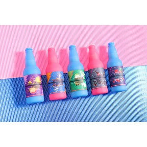Beer Bottle-shaped Glow Disposable Vape 1600 Puffs
