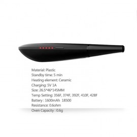 BLK Black Mamba Dry Herb Vaporizer 