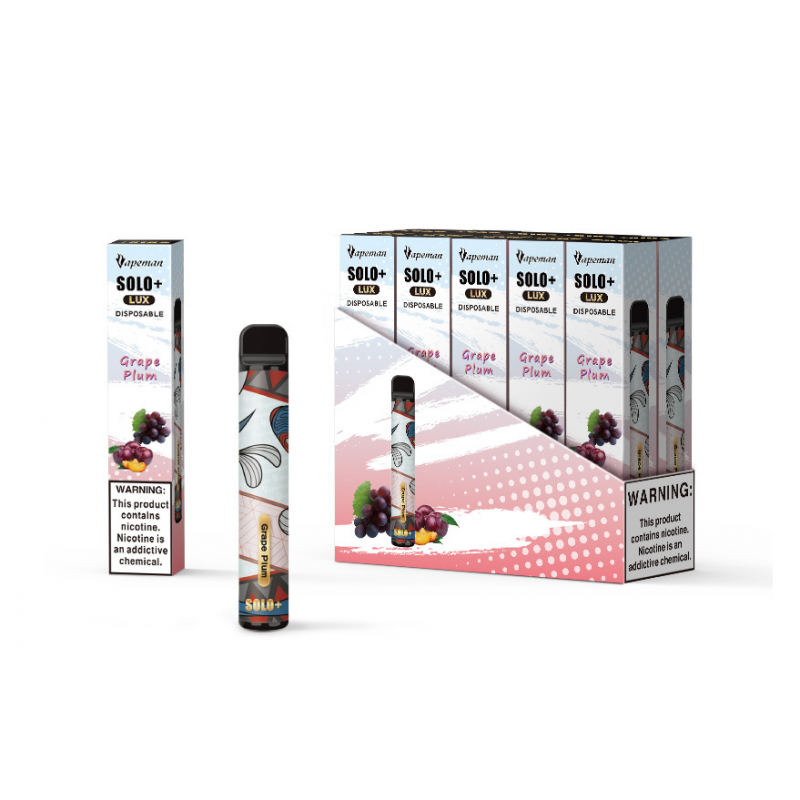 Vapeman Solo+ LUX Disposable Pod Device 800 Puffs 