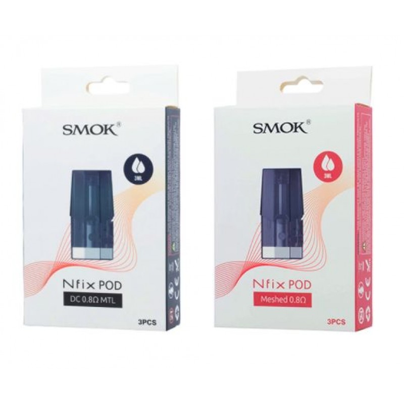 SMOK Nfix Replacement Pod Cartridge with Coil (3pcs/pack) 