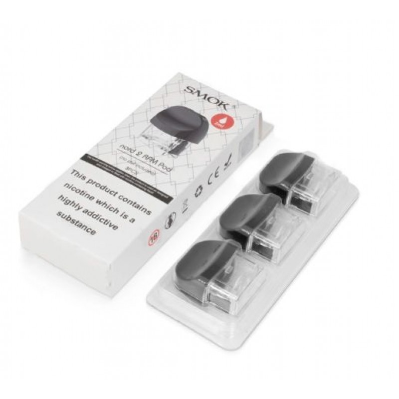 SMOK Nord 2 Replacement Empty Pod Cartridge 4.5ml (3pcs/pack) 
