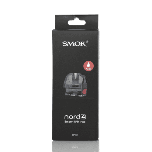 SMOK Nord 4 Replacement Empty Pod Cartridge 4.5ml (3pcs/pack)