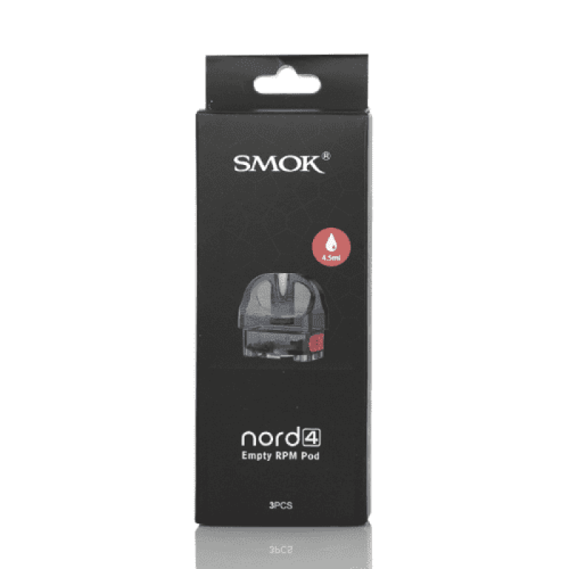 SMOK Nord 4 Replacement Empty Pod Cartridge 4.5ml (3pcs/pack) 