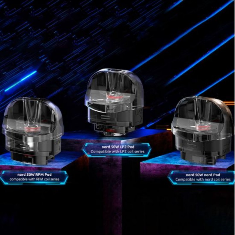 SMOK Nord 50W Replacement Empty Pod Cartridge (3pcs/pack) 
