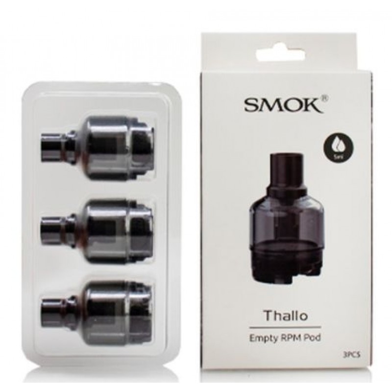 SMOK Thallo/Thallo S Replacement Empty Pod Cartridge 5ml (3pcs/pack) 