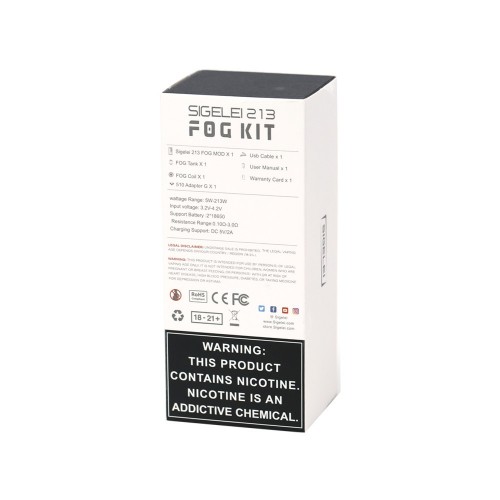 Sigelei 213 Fog Box Kit 5.5ml/2ml