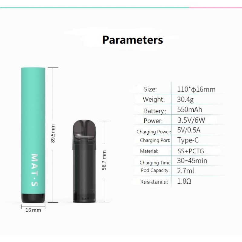 Mat·S Replacement Pod System 