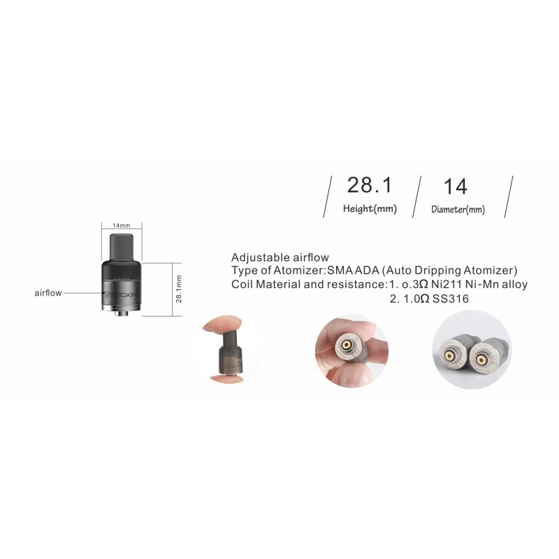  VKsma Auto Dripping Atomizer  (2pcs/pack)